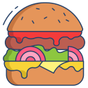 external Steamed-Cheeseburger-pizza-and-burger-icongeek26-linear-colour-icongeek26 icon