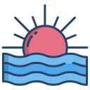 external Sun-summer-icongeek26-linear-colour-icongeek26-2 icon