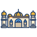 external Temple-medieval-architecture-icongeek26-linear-colour-icongeek26 icon