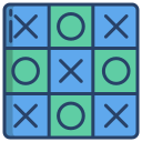 external Tic-Tac-Toe-table-games-icongeek26-linear-colour-icongeek26 icon