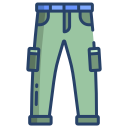 external Trousers-fashion-and-clothes-icongeek26-linear-colour-icongeek26 icon