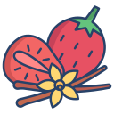 external Vanilla-And-Strawberries-recipes-and-ingredients-icongeek26-linear-colour-icongeek26 icon