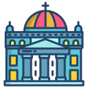 external Vatican-italy-icongeek26-linear-colour-icongeek26 icon