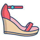 external Wedge-high-heels-icongeek26-linear-colour-icongeek26 icon