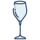 external White-Wine-bar-glasses-icongeek26-linear-colour-icongeek26 icon