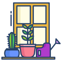 external Window-Garden-gardening-icongeek26-linear-colour-icongeek26 icon