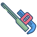 external Wrench-carpentry-tools-icongeek26-linear-colour-icongeek26 icon