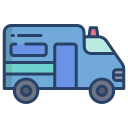 external ambulance-medical-icongeek26-linear-colour-icongeek26 icon