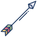 external arrow-hunting-icongeek26-linear-colour-icongeek26 icon