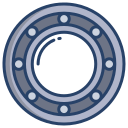 external ball-bearing-car-parts-and-service-icongeek26-linear-colour-icongeek26 icon