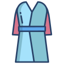 external bathrobe-women-fashion-icongeek26-linear-colour-icongeek26 icon
