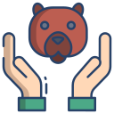 external bear-zoology-icongeek26-linear-colour-icongeek26 icon