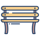 external bench-furniture-icongeek26-linear-colour-icongeek26 icon