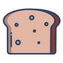 external bread-diet-and-nutrition-icongeek26-linear-colour-icongeek26 icon