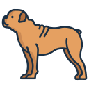 external bulldog-dog-breeds-icongeek26-linear-colour-icongeek26 icon