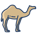 external camel-desert-icongeek26-linear-colour-icongeek26 icon