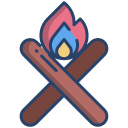 external campfire-power-and-energy-icongeek26-linear-colour-icongeek26 icon
