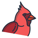 external cardinal-birds-icongeek26-linear-colour-icongeek26 icon