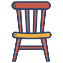 external chair-retro-icongeek26-linear-colour-icongeek26 icon