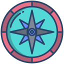 external compass-geography-icongeek26-linear-colour-icongeek26 icon