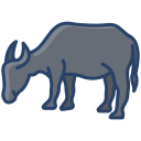 external cow-animal-body-icongeek26-linear-colour-icongeek26 icon