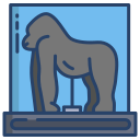 external gorilla-museum-icongeek26-linear-colour-icongeek26 icon
