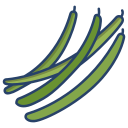external green-beans-vegetables-icongeek26-linear-colour-icongeek26 icon