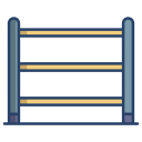 external high-jump-playground-icongeek26-linear-colour-icongeek26 icon