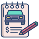 external invoice-car-parts-and-service-icongeek26-linear-colour-icongeek26 icon