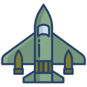 external jet-war-icongeek26-linear-colour-icongeek26 icon