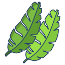 external leaf-leaves-icongeek26-linear-colour-icongeek26-2 icon