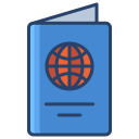 external passport-airport-icongeek26-linear-colour-icongeek26 icon