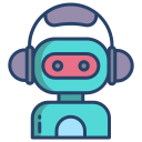 external robot-artificial-intelligence-icongeek26-linear-colour-icongeek26 icon