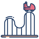 external roller-coaster-physics-icongeek26-linear-colour-icongeek26 icon