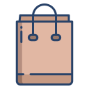 external shopping-bag-essentials-icongeek26-linear-colour-icongeek26 icon