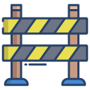 external traffic-barrier-engineering-icongeek26-linear-colour-icongeek26 icon