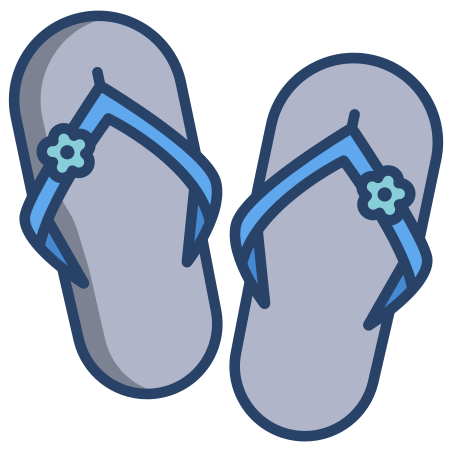 Flip Flop icon in Icongeek26 Linear Colour Style