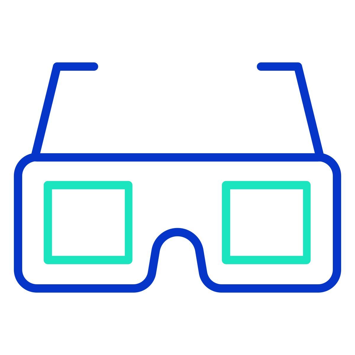 3d glasses icon