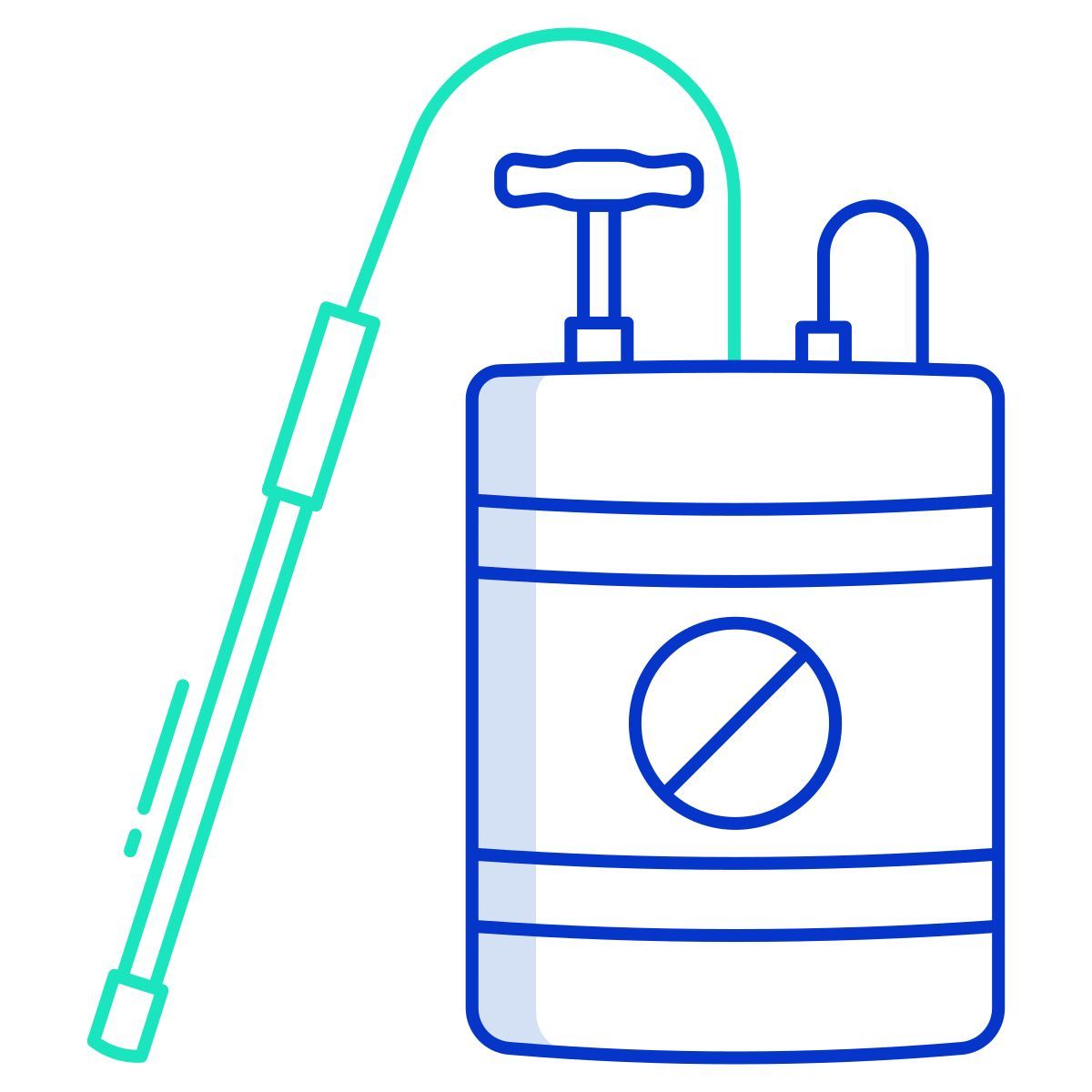 agriculture pest control pump icon