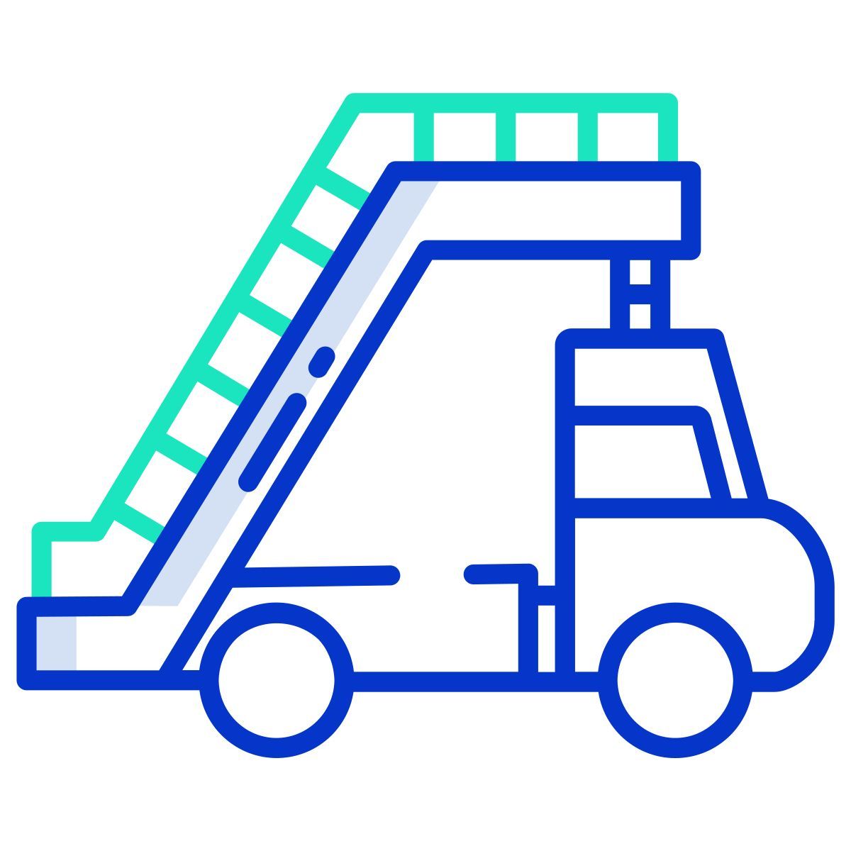 aircraft stairs icon