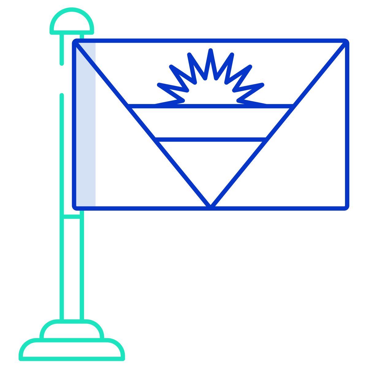 앤티가 국기 icon