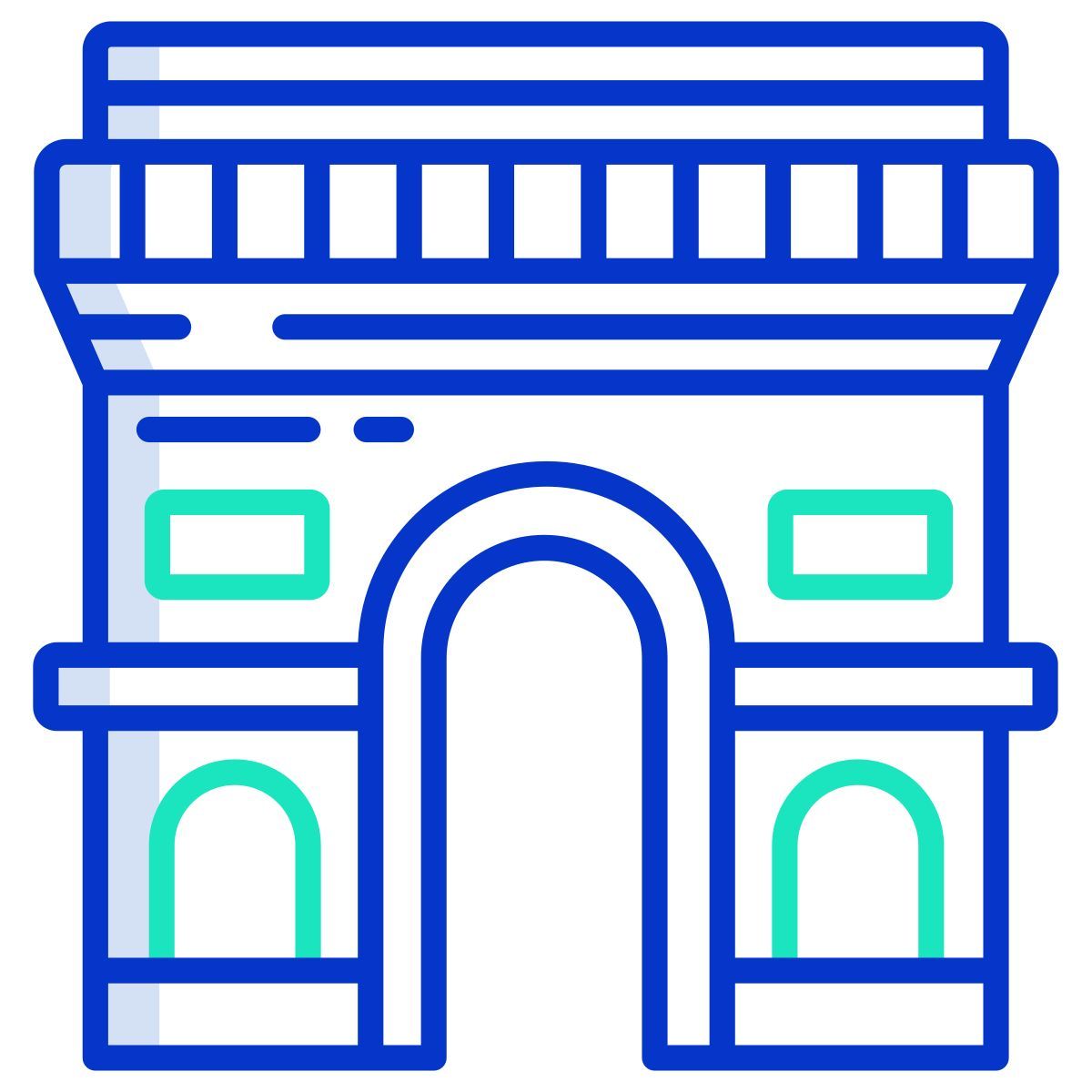 arc de triomphe icon