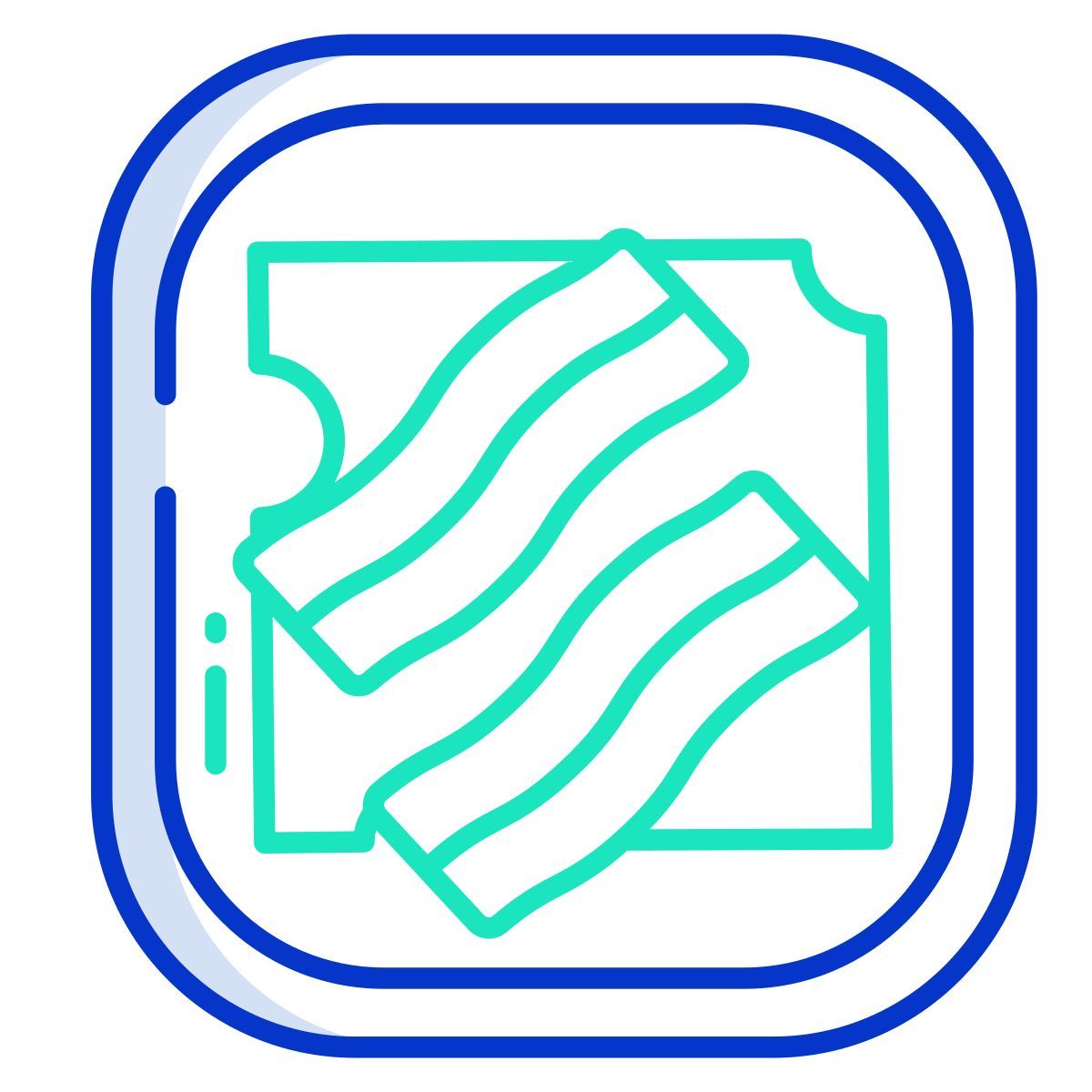 bacon toast icon