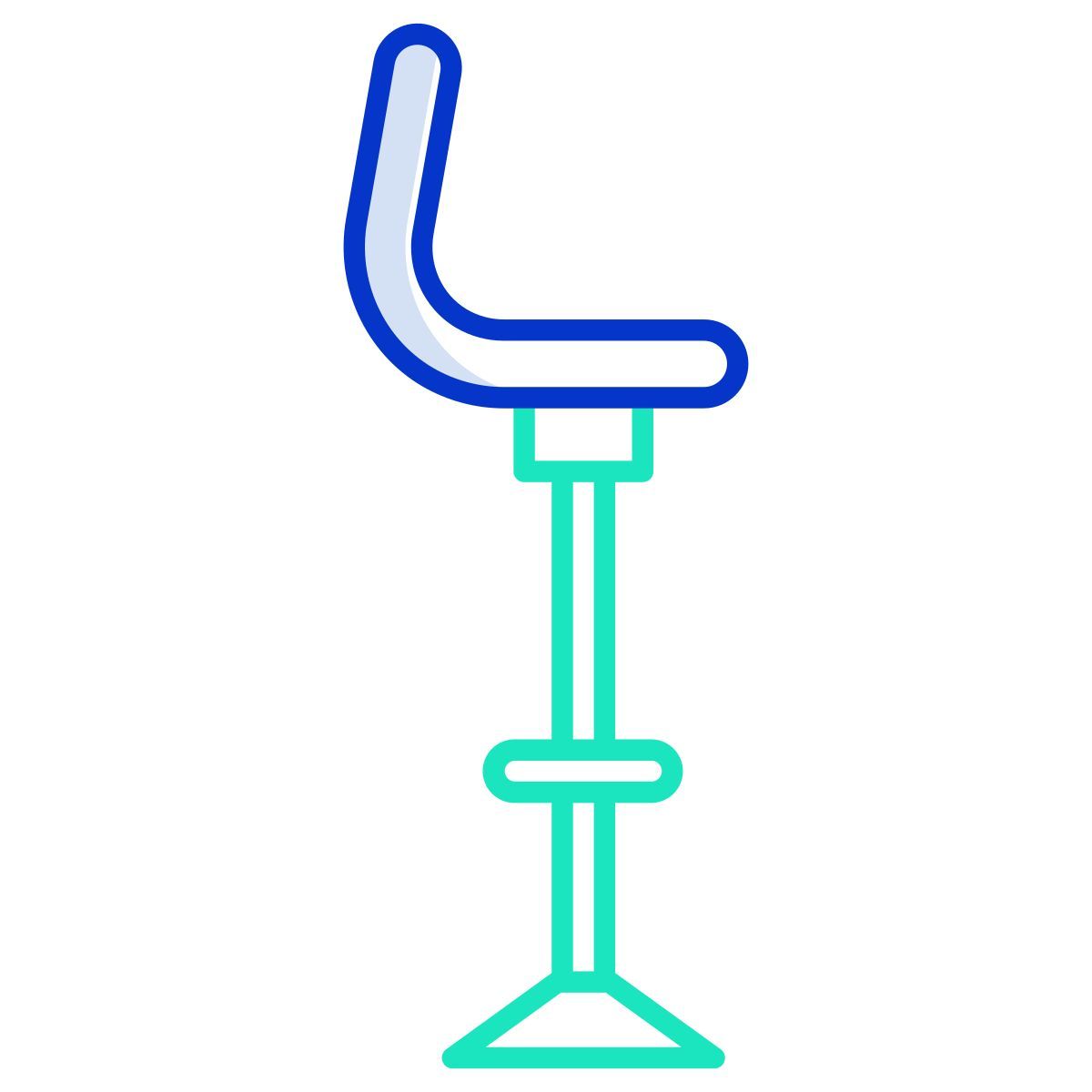 bar chairs icon