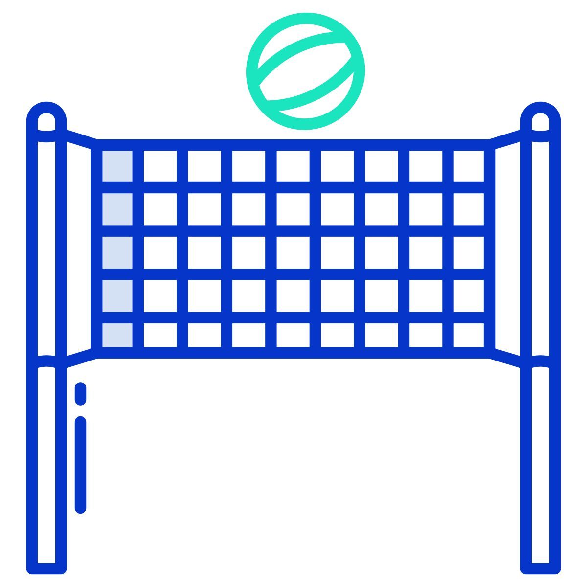beach volleyball icon