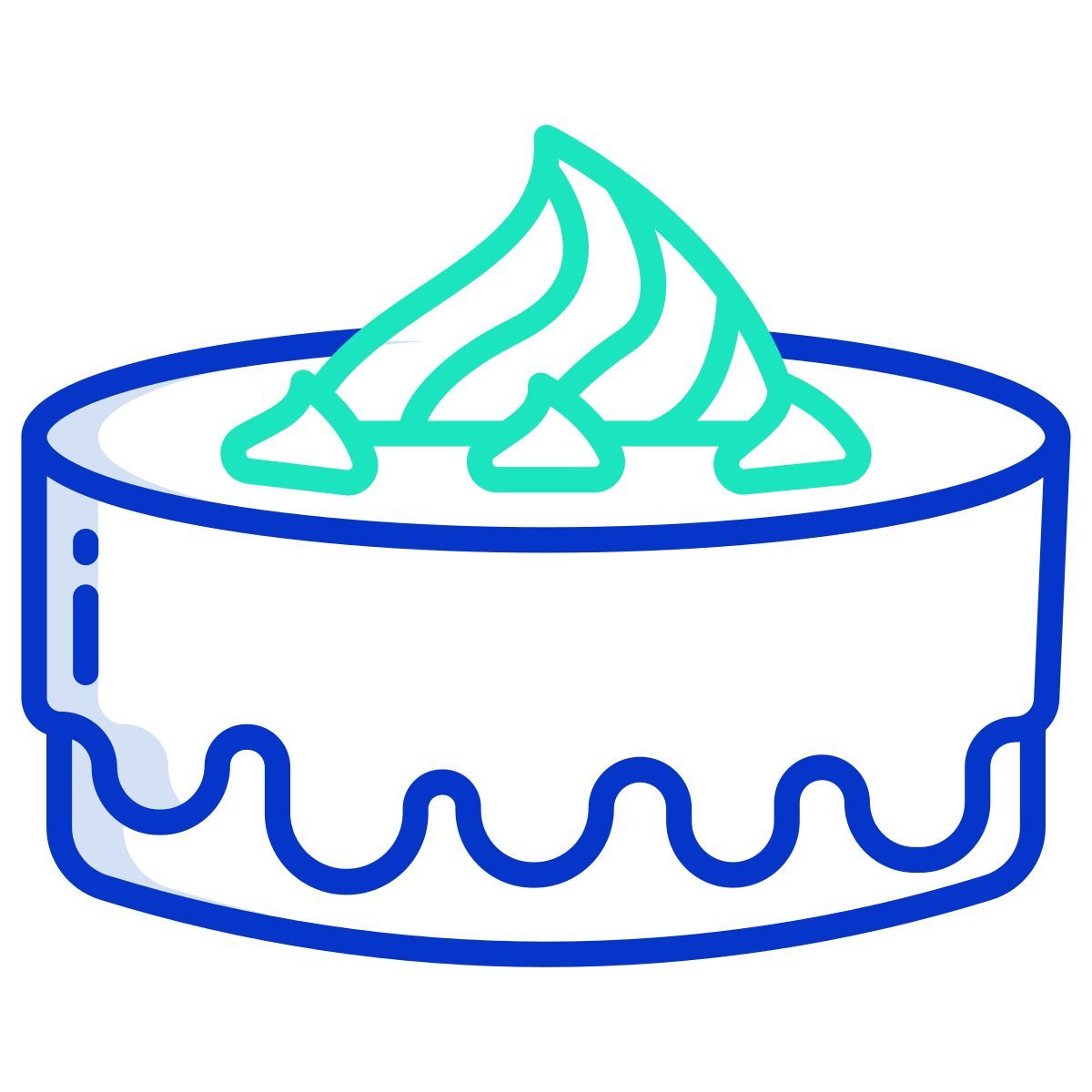 black forest cake icon