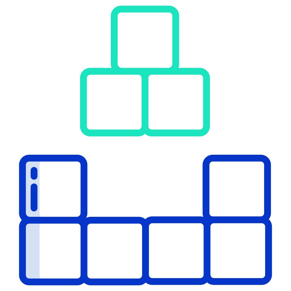blocks building icon