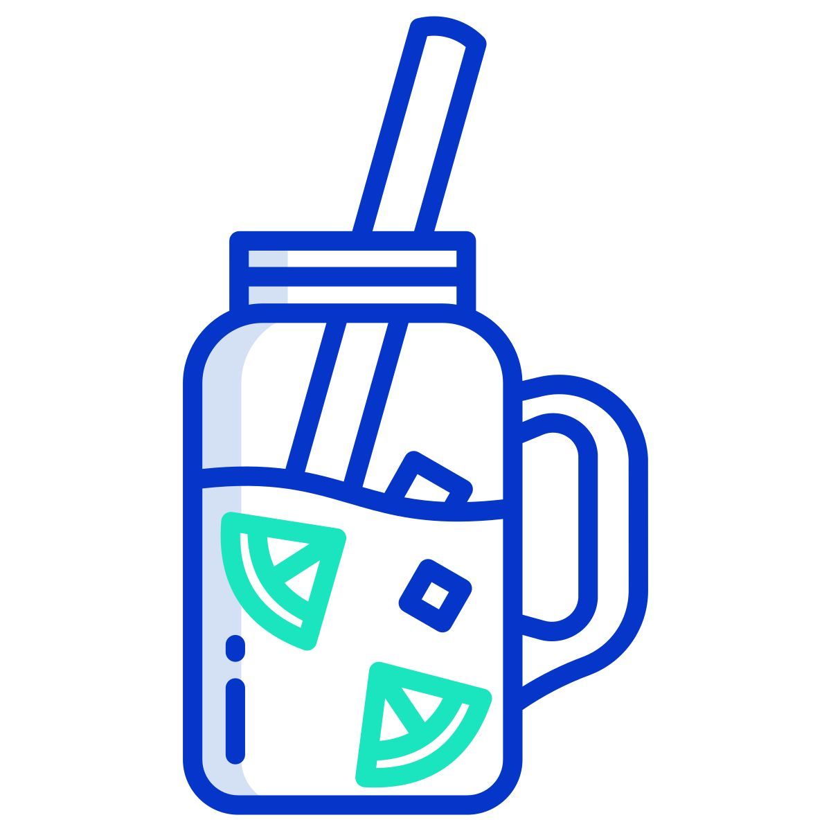 blue lemonade icon