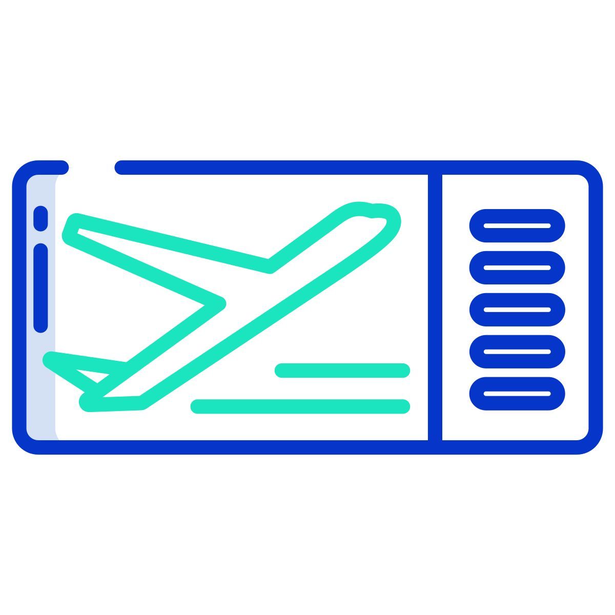 boarding pass icon