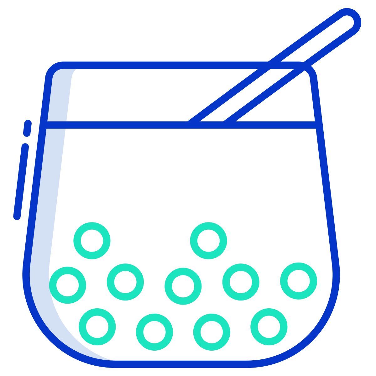 bubble milk tea icon